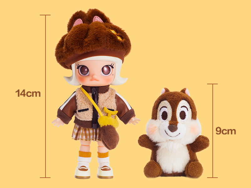 MOLLY チップ＆デール アクション フィギュア チップ - POP MART
