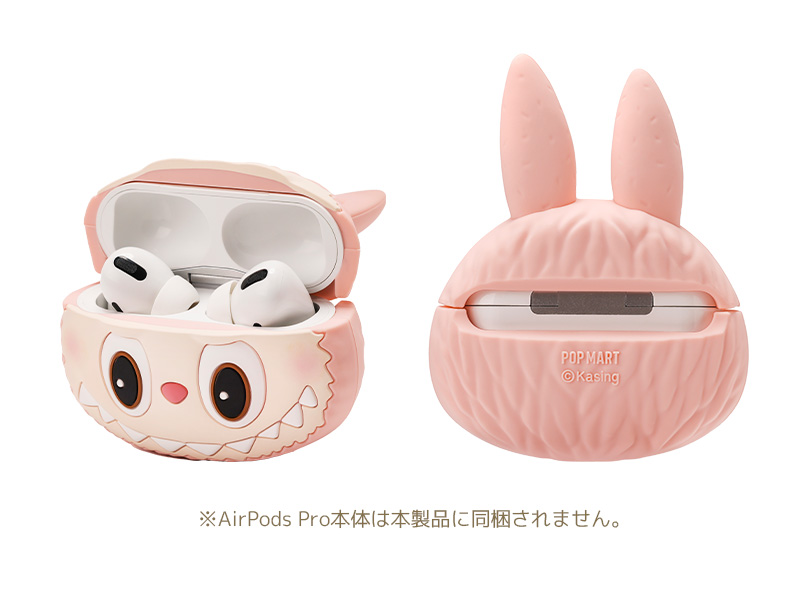 LABUBU AirPods Proケース ピンク - POP MART JAPAN オンライン LABUBU AirPods Proケース ピンク - POP MART JAPAN オンライン