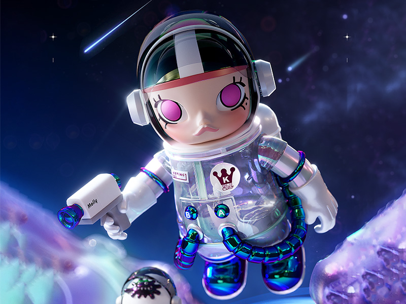 MEGA コレクション 1000％ SPACE MOLLY × INSTINCTOY【限定品】 - POP ...