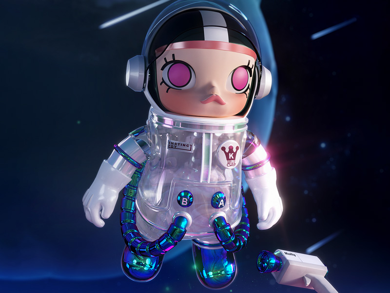 MEGA コレクション 1000％ SPACE MOLLY × INSTINCTOY【限定品】 - POP ...