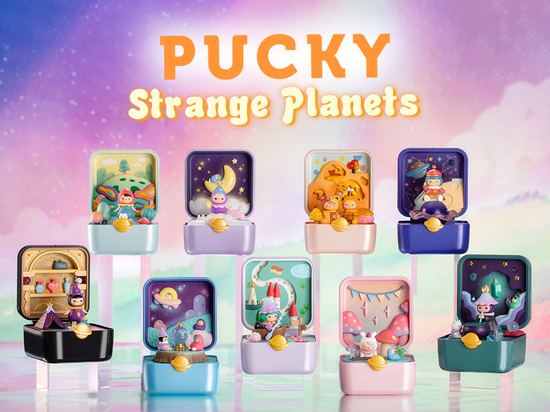 POP MART PUCKY なにしてるの？ シリーズ PVC&ABS製 トレーディング