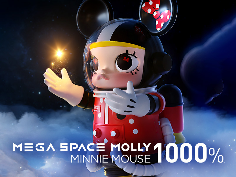 POP MART MOLLY MEGA SPACE 米妮 1000%-tops.edu.ng