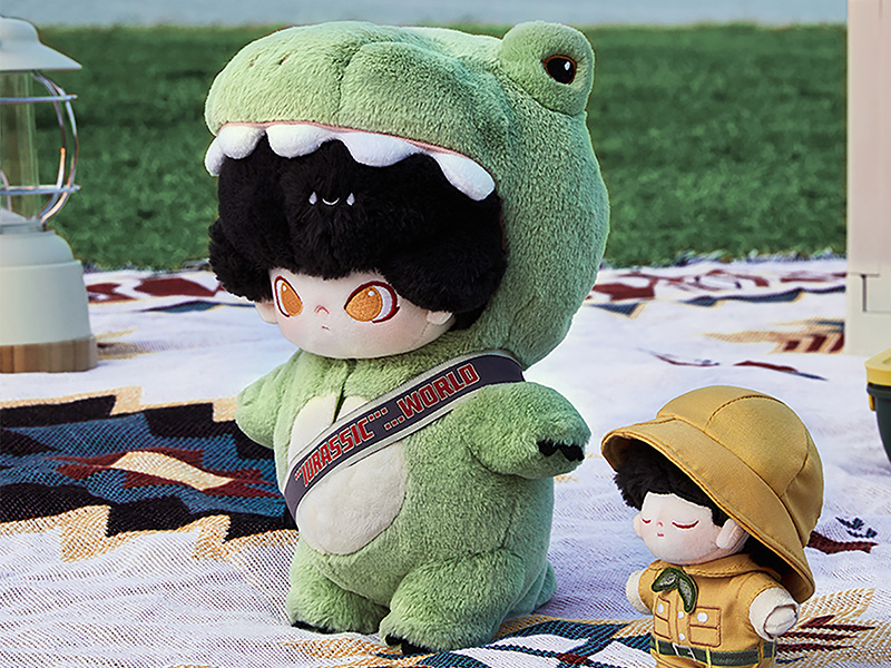 DIMOO ジュラシック ワールド ぬいぐるみ OW OW - POP MART DIMOO ジュラシック ワールド ぬいぐるみ OW OW - POP MART