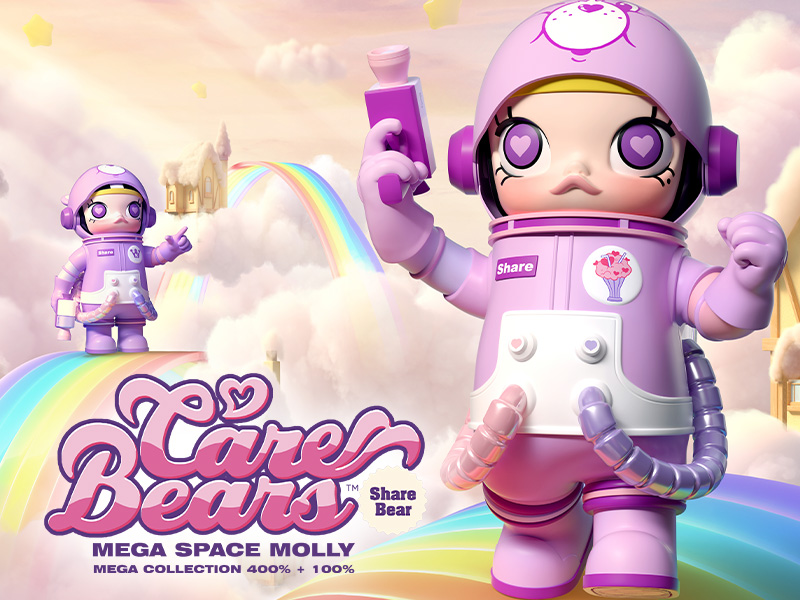 MEGA コレクション 400％+100％ SPACE MOLLY × Share Bear【限定品 
