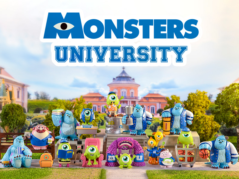 Disney/Pixar Monsters University Oozma Kappa Fraternity シリーズ【アソートボックス】 -  POP MART JAPAN オンラインショップ