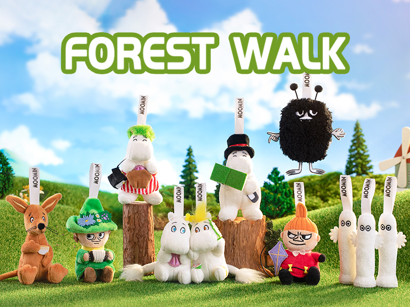 MOOMIN Forest Walk シリーズ ぬいぐるみ マグネット【アソート MOOMIN Forest Walk シリーズ ぬいぐるみ マグネット【アソート