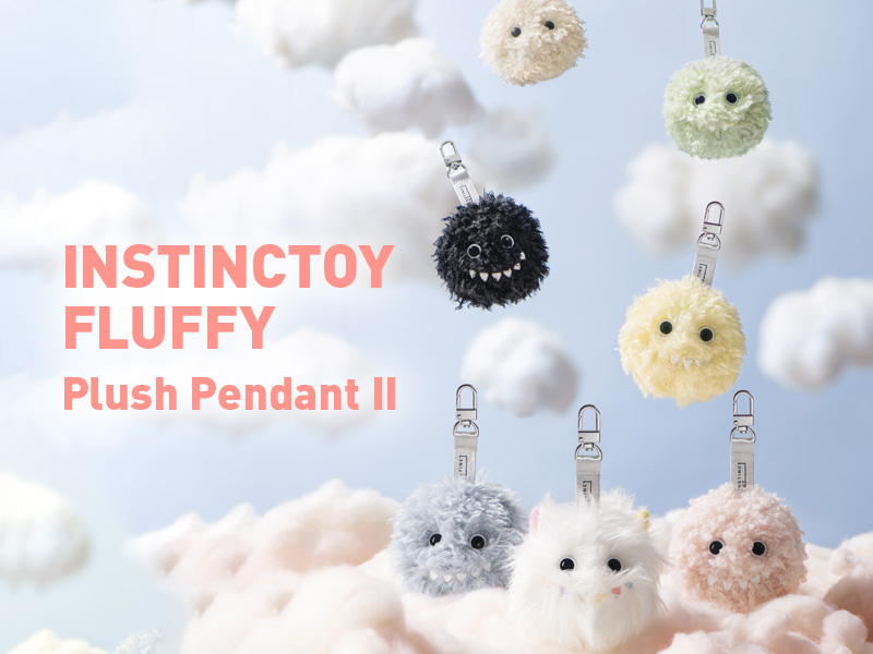 INSTINCTOY fluffy "mint green サイン入りセット