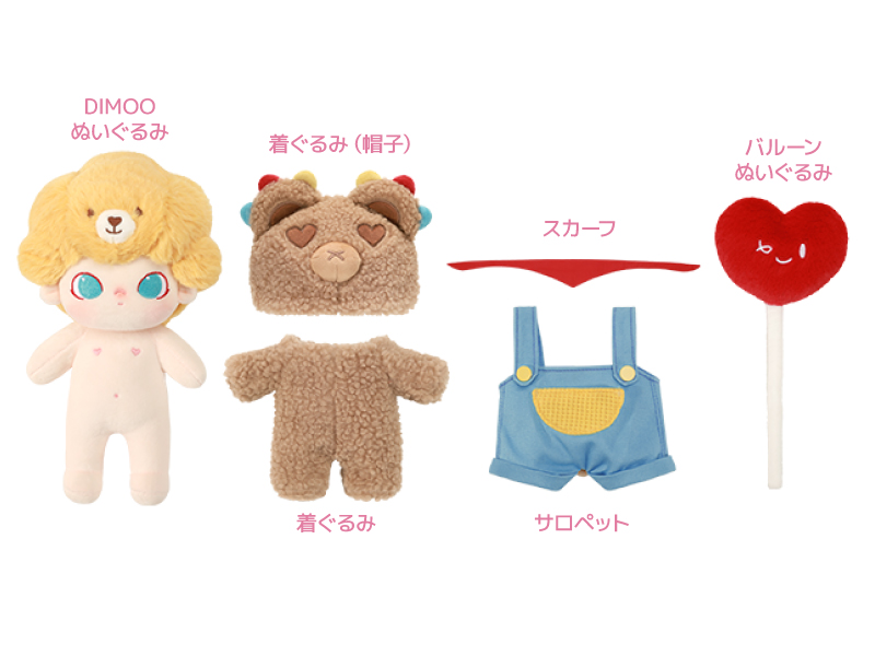 DIMOO デート ぬいぐるみ 20cm - POP MART JAPAN オンラインショップ