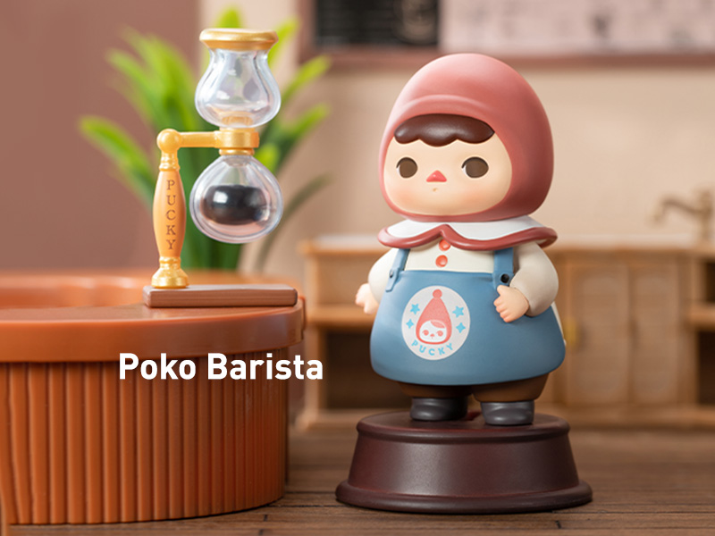 PUCKY ラビット カフェ シリーズ【ピース】 - POP MART JAPAN