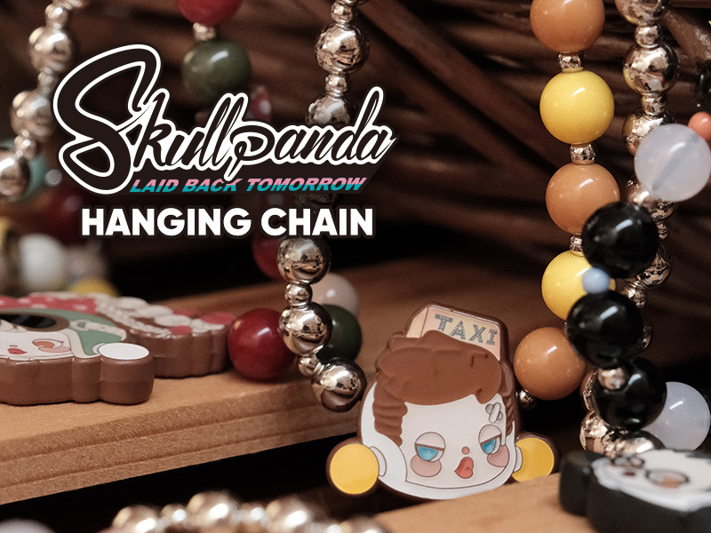 2024 New POP BEAN Diy Crybaby Skullpanda Cute Lady Keychain