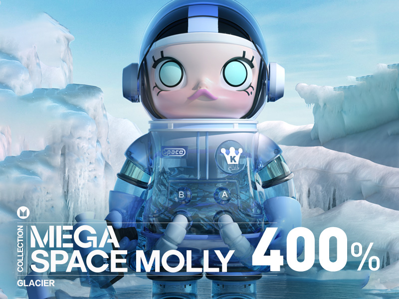 MEGA コレクション 400％ SPACE MOLLY Glacier Yahoo!フリマ（旧）-