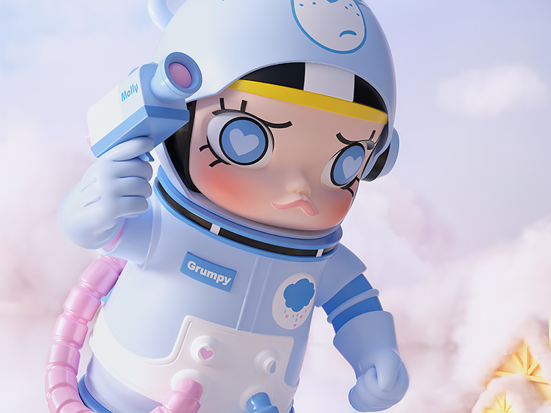 MEGA コレクション 400%+100% SPACE MOLLY × Grumpy Bear MEGA コレクション 400%+100% SPACE MOLLY × Grumpy Bear