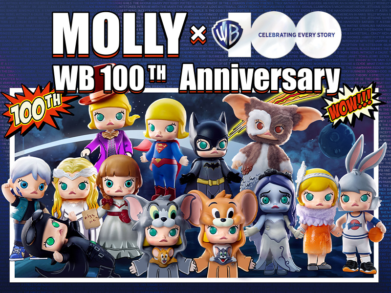 POPMART MOLLY × Warner Bros. 100th - キャラクターグッズ