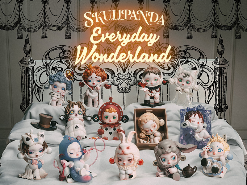 SKULLPANDA Everyday Wonderland シリーズ【アソートボックス】 - POP MART JAPAN オンラインショップ