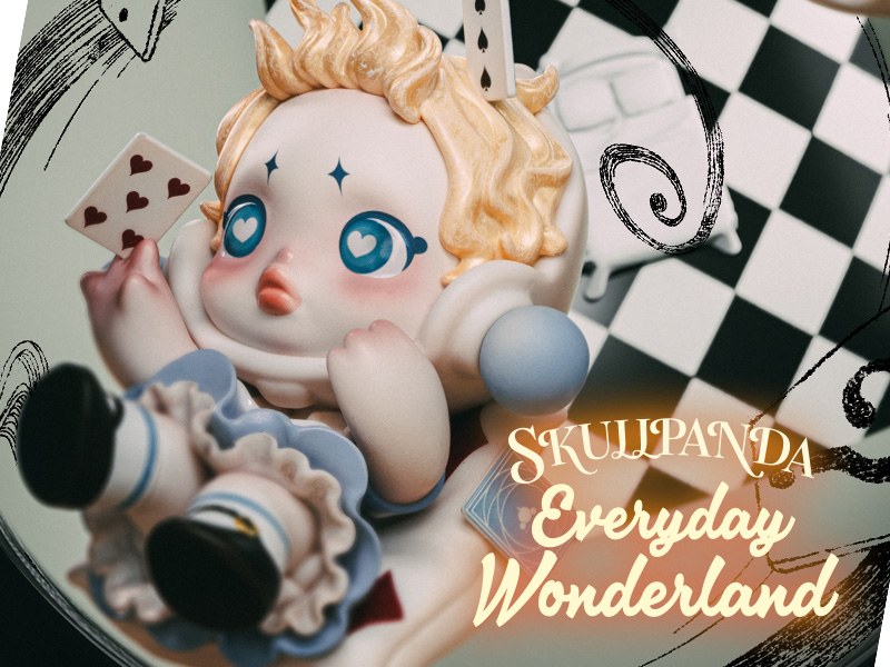 SKULLPANDA Everyday Wonderland シリーズ【ピース】 - POP MART JAPAN