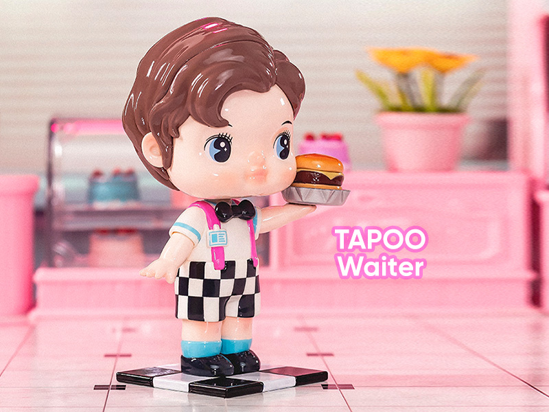 TAPOO レトロ ダイナー シリーズ【ピース】 - POP MART JAPAN