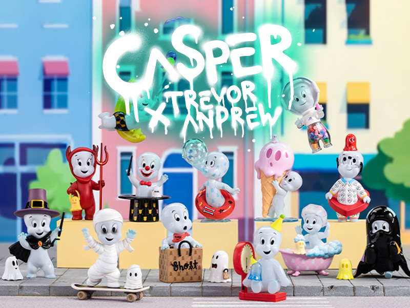 Casper × Trevor Andrew シリーズ【アソートボックス】 - POP MART 
