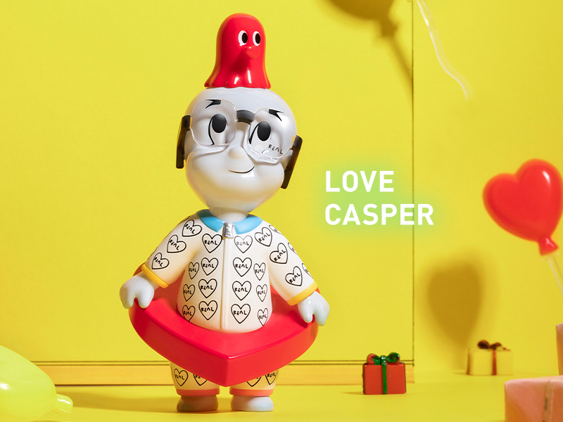 Casper × Trevor Andrew シリーズ【ピース】 - POP MART JAPAN 