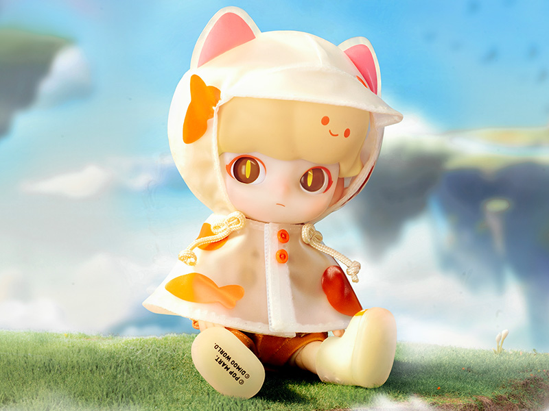 DIMOO Raincoat Cat アクションフィギュア - POP MART JAPAN