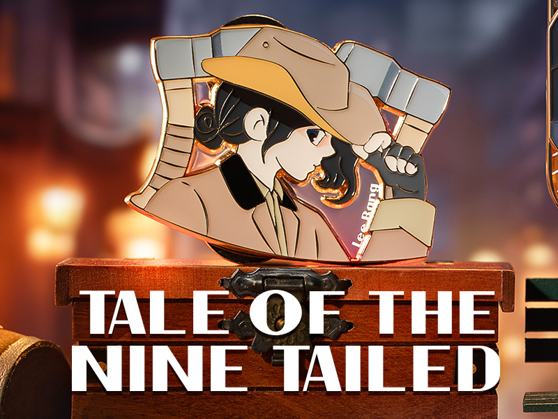 Tale of the Nine Tailed シリーズ バッジ【ピース】 - POP MART Tale of the Nine Tailed シリーズ バッジ【ピース】 - POP MART