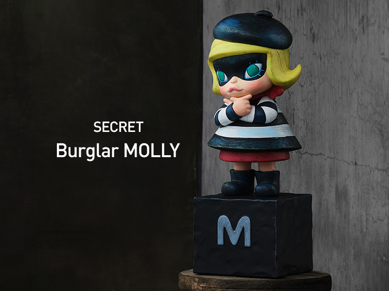 シークレット Burglar MOLLY アニバーサリー クラシカル レトロ-