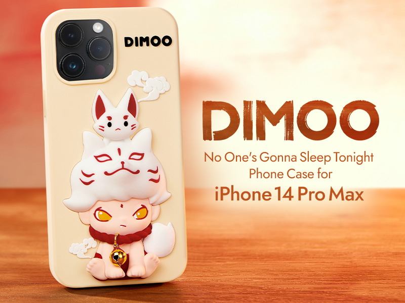 DIMOO No One's Gonna Sleep Tonight iPhoneケース 14 Pro Max Fox 