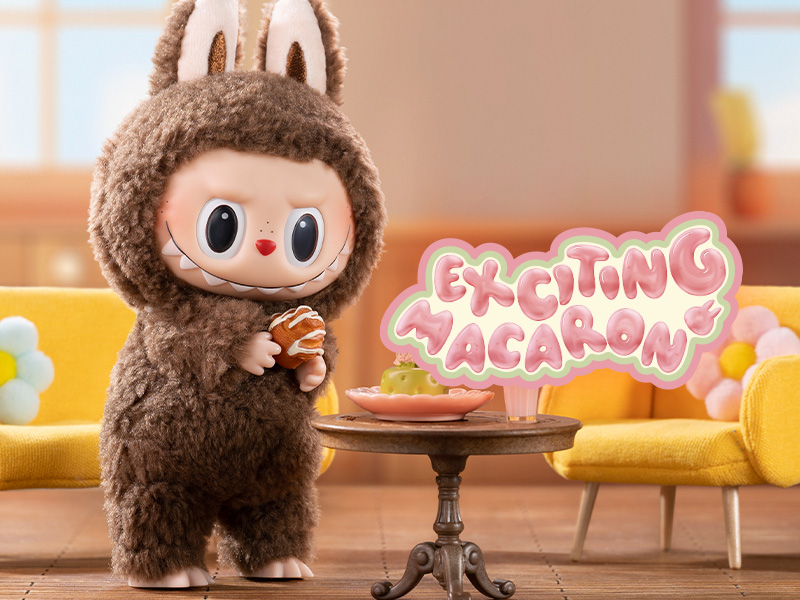 THE MONSTERS Exciting Macaron ぬいぐるみ シリーズ【ピース】 - POP 