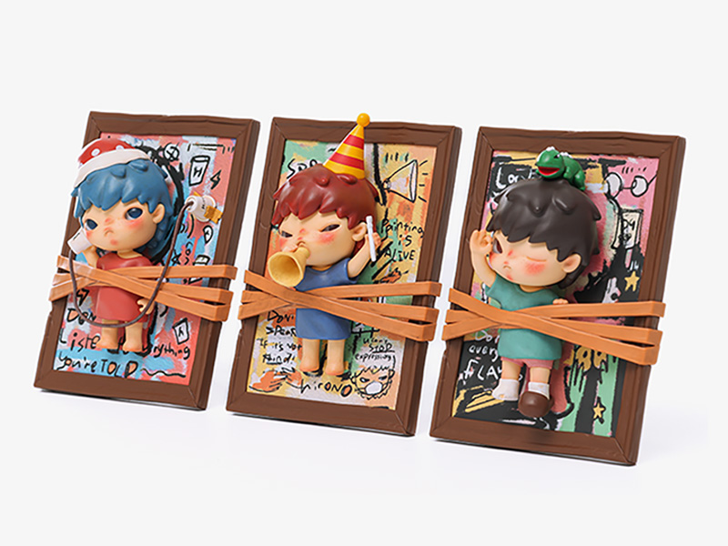 ★日本の職人技★ HIRONO Listening MART POP - フィギュアセット Seeing Saying キャラクターグッズ