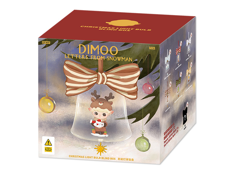 DIMOO Letters from Snowman シリーズ クリスマスライト【ピース