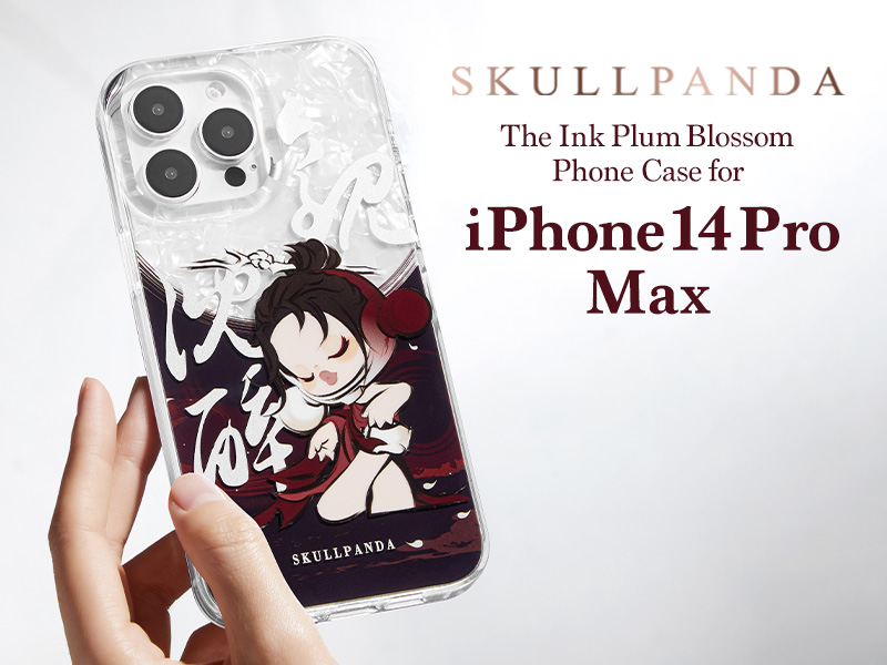 SKULLPANDA The Ink Plum Blossom iPhoneケース 14 Pro Max SKULLPANDA The Ink Plum Blossom iPhoneケース 14 Pro Max
