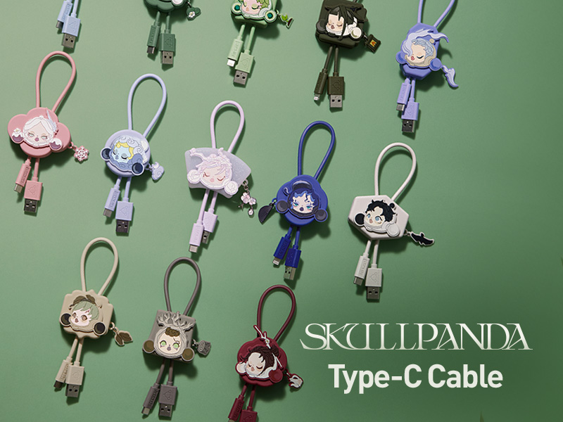 SKULLPANDA The Ink Plum Blossom シリーズ Type-Cケーブル SKULLPANDA The Ink Plum Blossom シリーズ Type-Cケーブル