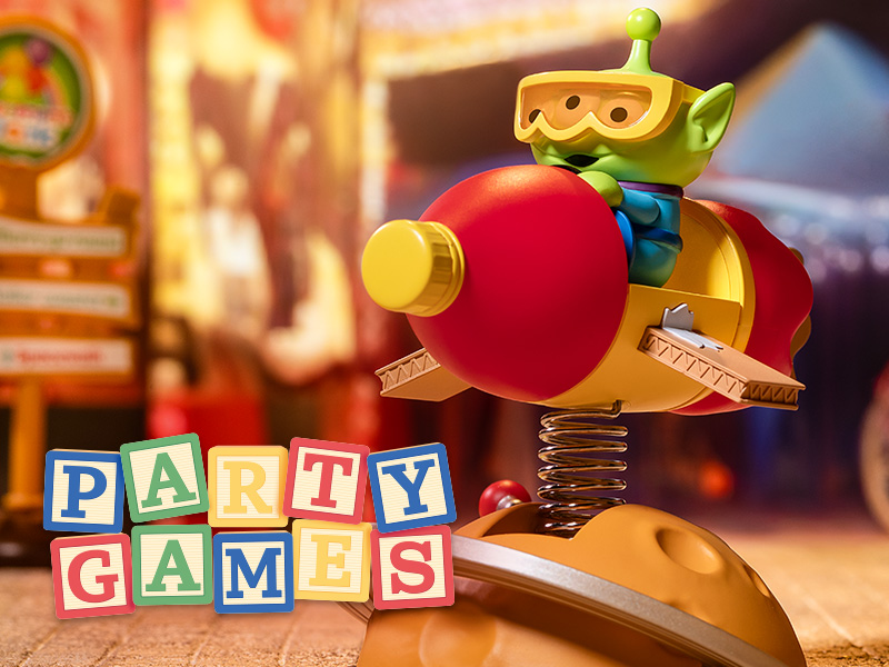 Disney/Pixar ALIEN PARTY GAMES シリーズ シーンセット【ピース 