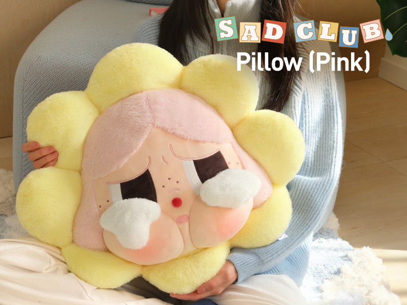 CRYBABY Sad Club ピロー ピンク - POP MART JAPAN オンライン CRYBABY Sad Club ピロー ピンク - POP MART JAPAN オンライン