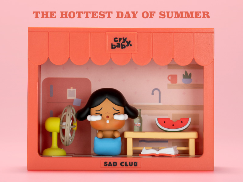 Amazon.co.jp: POPMART CRYBABY Sad Club シリーズ シーンセット