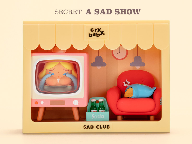 Amazon.co.jp: POPMART CRYBABY Sad Club シリーズ シーンセット