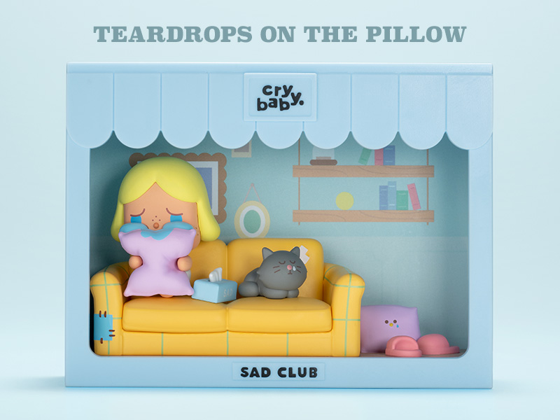 CRYBABY Sad Club シリーズ シーンセット【ピース】 - POP MART