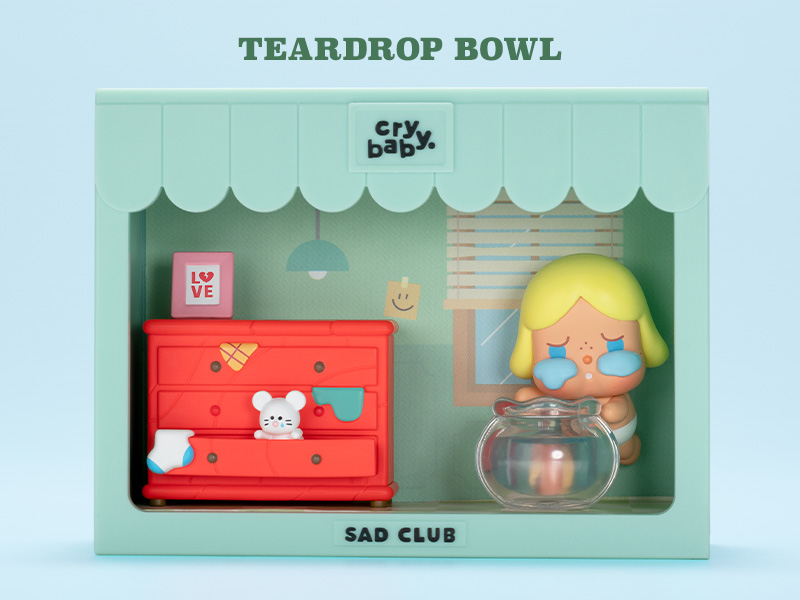 CRYBABY Sad Club シリーズ シーンセット【ピース】 - POP MART JAPAN