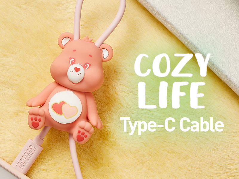 Care Bears Cozy Life シリーズ Type-Cケーブル【ピース】 - POP MART ...