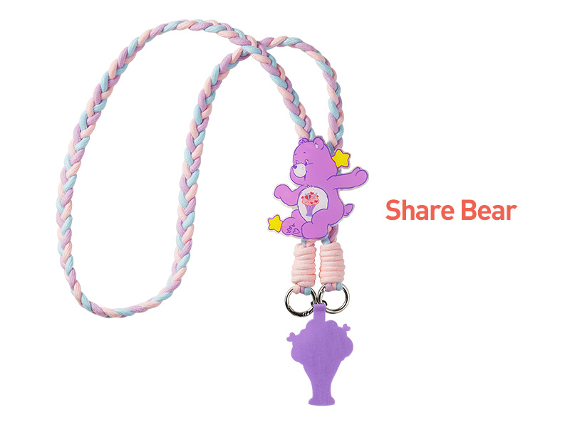 Care Bears Cozy Life シリーズ アクリルベアストラップ【ピース