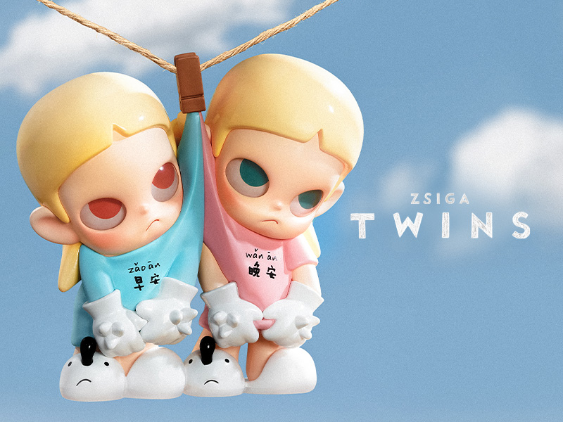 ZSIGA Twins シリーズ【ピース】 - POP MART JAPAN オンライン ZSIGA Twins シリーズ【ピース】 - POP MART JAPAN オンライン