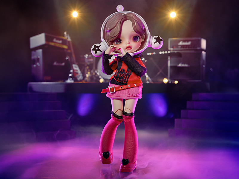 SKULLPANDA × Komatsu Nana アクションフィギュア - POP MART