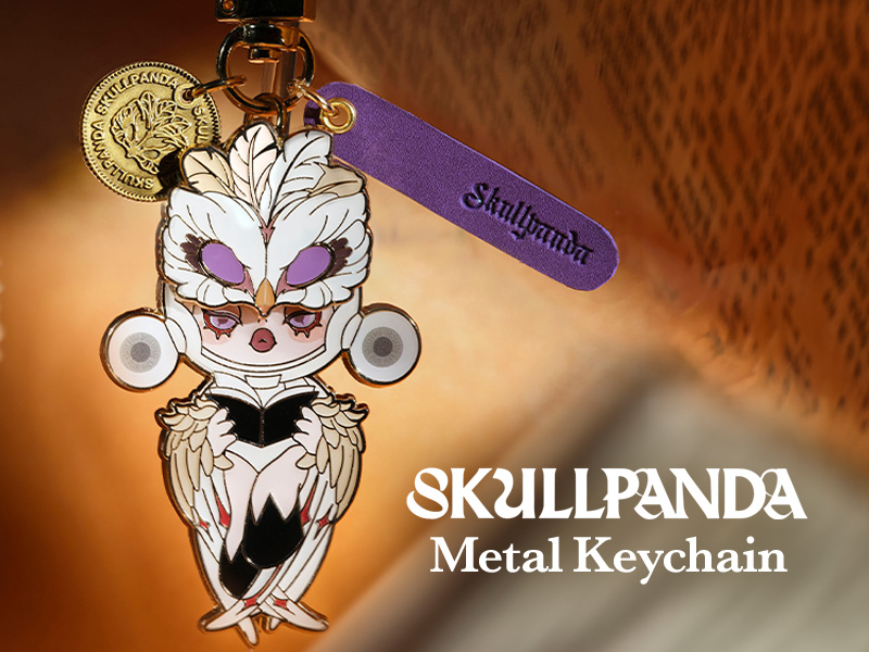 SKULLPANDA Image Of Reality メタルキーチェーン - POP MART