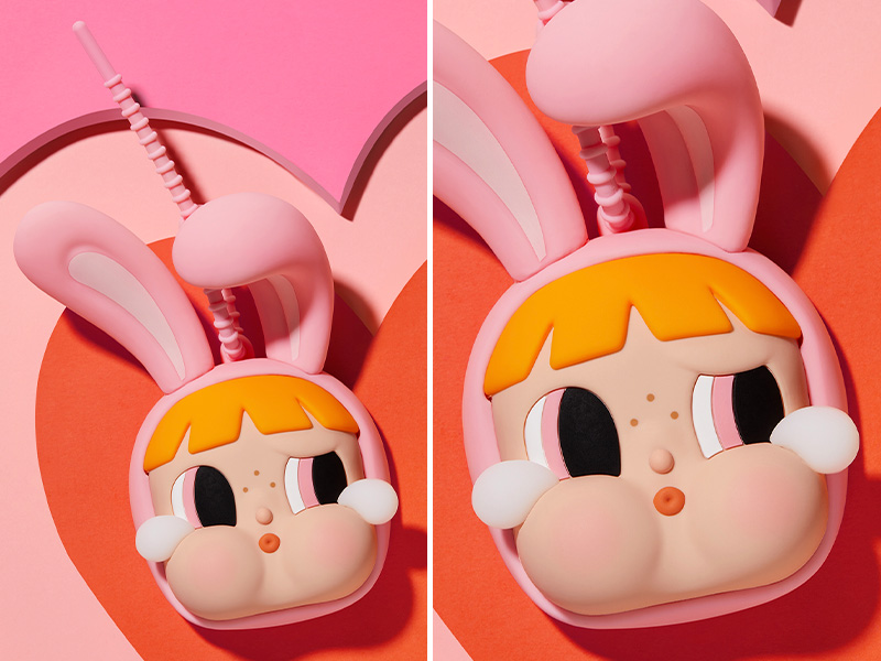 CRYBABY × パワーパフ ガールズ ミラーペンダント - POP MART CRYBABY × パワーパフ ガールズ ミラーペンダント - POP MART