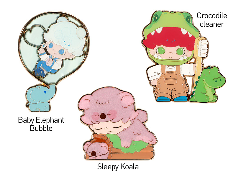 DIMOO Animal Kingdom シリーズ バッジ【アソートボックス DIMOO Animal Kingdom シリーズ バッジ【アソートボックス