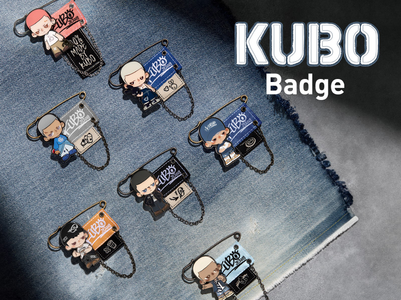 KUBO JEANS シリーズ バッジ【アソートボックス】 - POP MART KUBO JEANS シリーズ バッジ【アソートボックス】 - POP MART