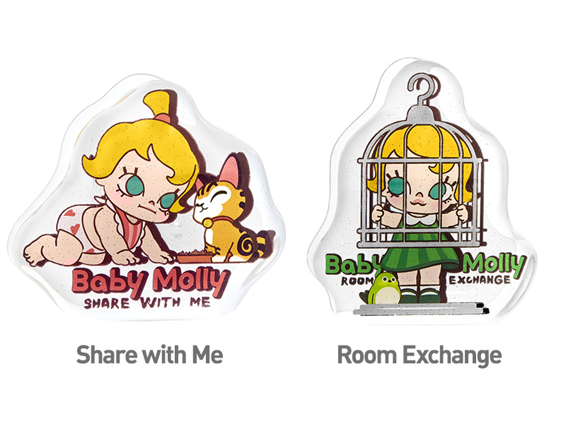 Baby Molly When I was Three! シリーズ アクリルクリップ