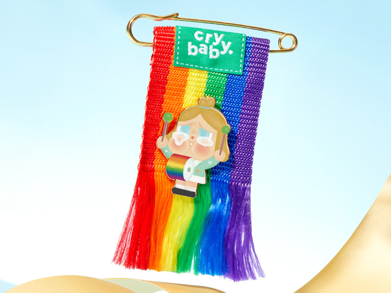 CRYBABY CHEER UP, BABY! Alloy Brooch (Drummer) CRYBABY CHEER UP, BABY! Alloy Brooch (Drummer)