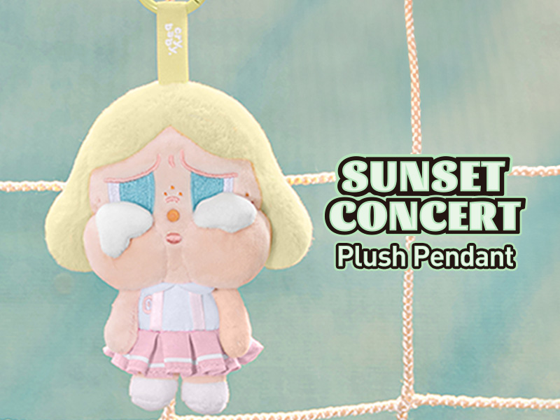 CRYBABY Sunset Concert シリーズ ぬいぐるみペンダント【ピース CRYBABY Sunset Concert シリーズ ぬいぐるみペンダント【ピース