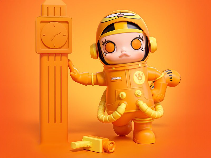 MEGA コレクション 400% SPACE MOLLY Garfield - POP MART JAPAN MEGA コレクション 400% SPACE MOLLY Garfield - POP MART JAPAN