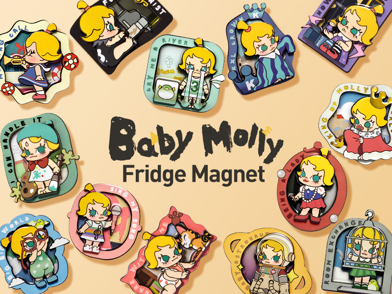 Baby Molly When I was Three! シリーズ マグネット【アソート